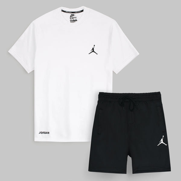 NK White jordan Shorts Summer Tracksuit